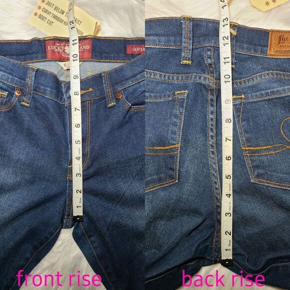 NWT|Lucky Brand Sofia Blue Denim Boot Jeans, 6/28 - Picture 6 of 8